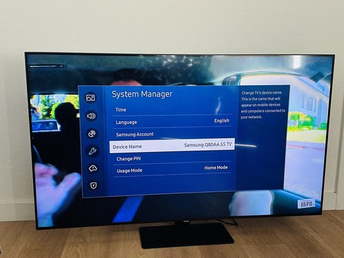 Samsung qn55q80aa 4k qled - 55",